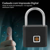 Cadeado com Impressão Digital
